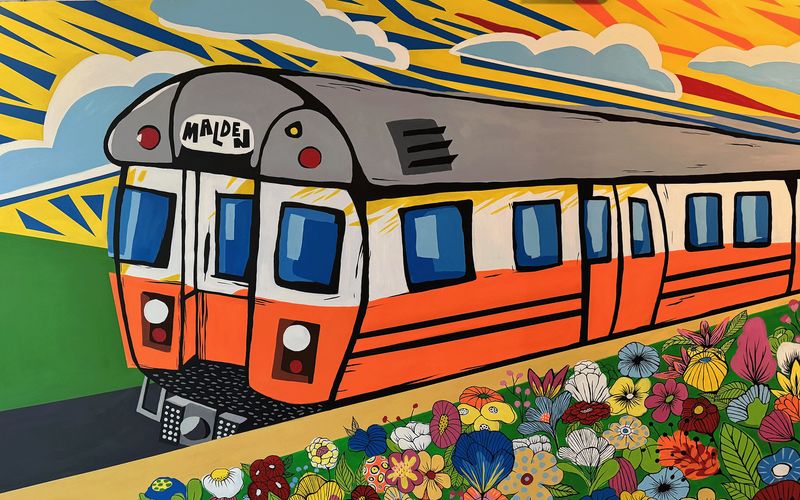 Giclee Print of Painted Mural - 7x10