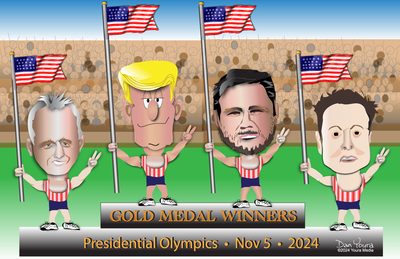 Trump Gold Medal in Presidential Olympics Nov 5, 2024