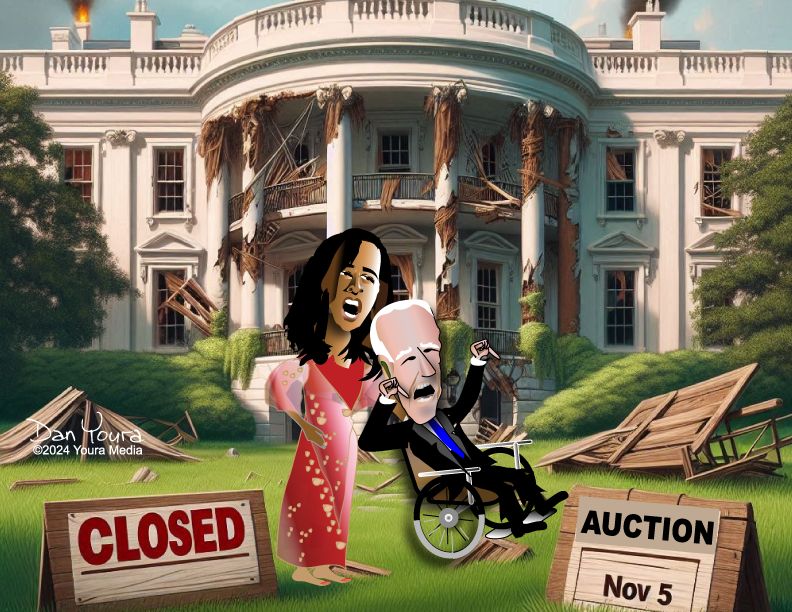 AI DOWNLOAD –– Joe & Kamala Close White House