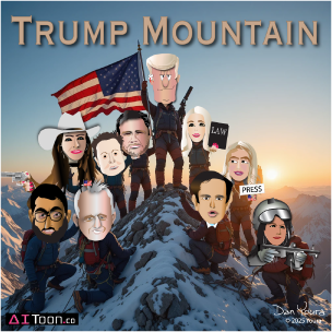 AI - Trump Mountain download 14"x14"