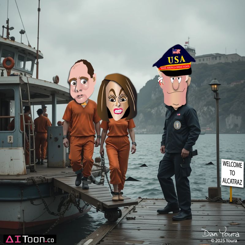 AI Trump Reopens Alcatraz