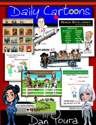 Subscriptions to syndicated "Daily Cartoons" and "Intelligence Briefs" by Youra