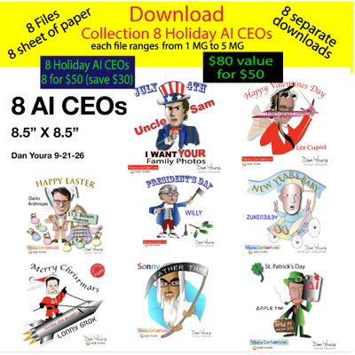 Holiday Cards of AI Leaders
