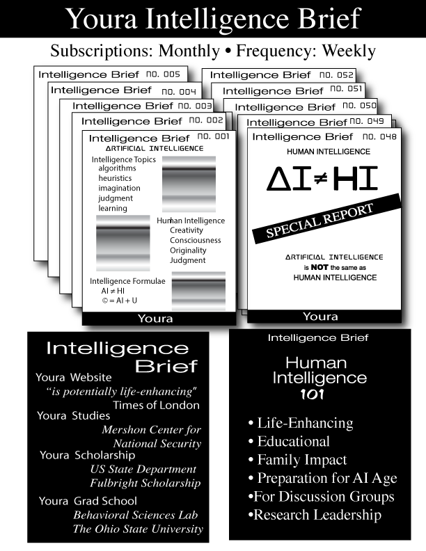2 Syndication of "Intelligence Brief" by Youra posted on Your media. $99 per month.