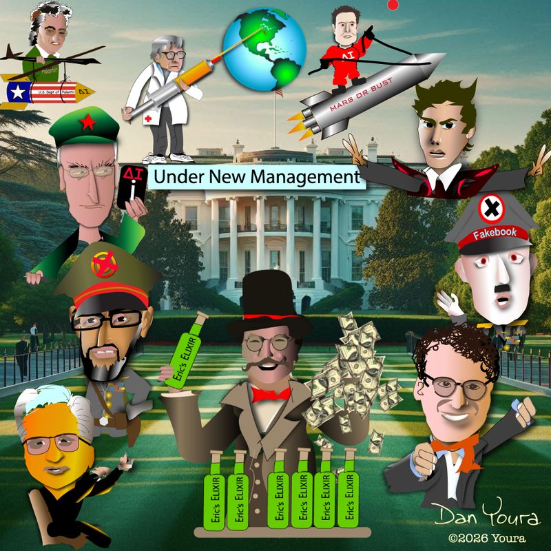 Youra Cartoon White House New Management