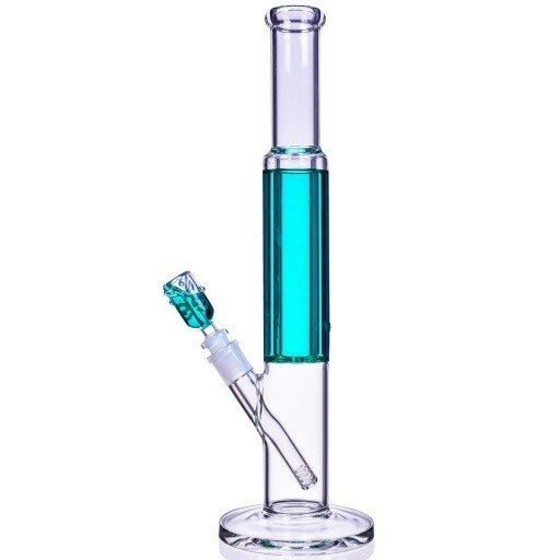 CHEECH Glass 14" Glycerine Straight Tube Glass Water Pipe