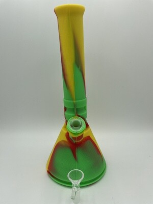 Chemistry 12 Inch Silicone Water Pipe - Assorted Colors