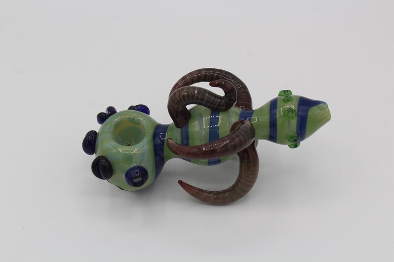 Full Worked Fire Horn 6" Hand Pipe