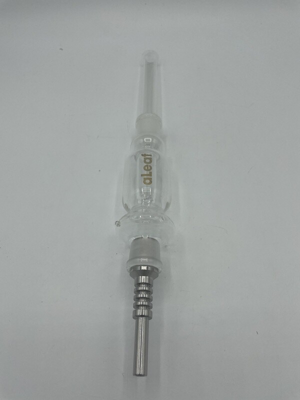 Aleaf Ultra Purifier Nectar Collector Kit with Quartz and Titanium Nail | 14mm | Clear