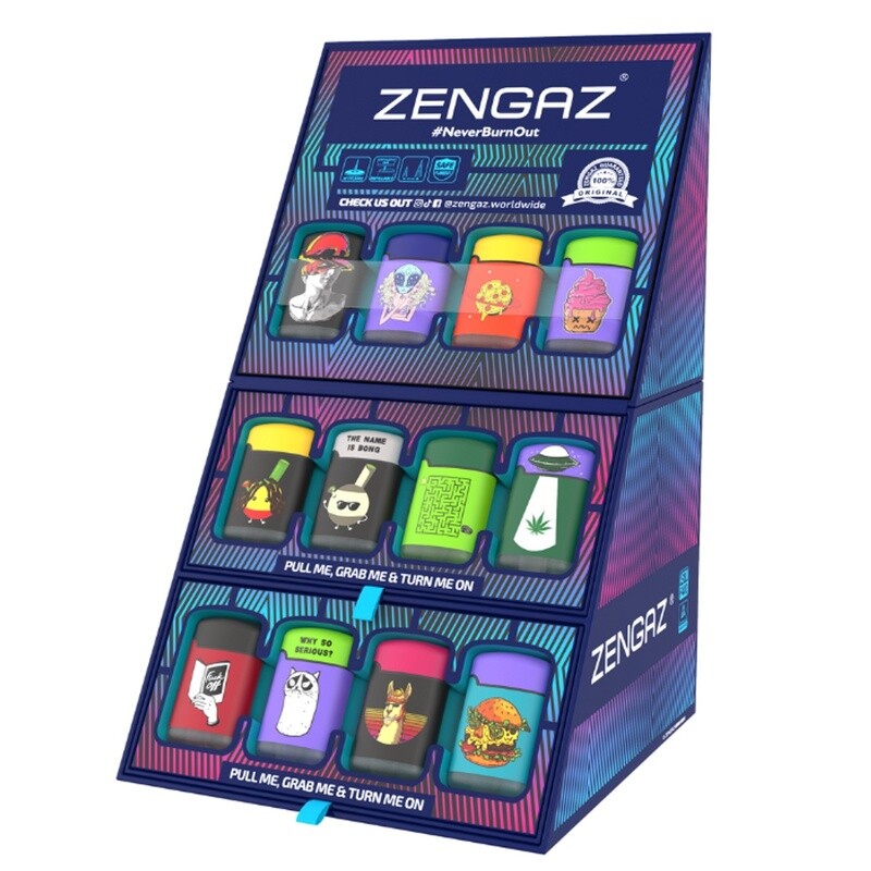Zengaz Mega Jet Rubberized Torch Lighter