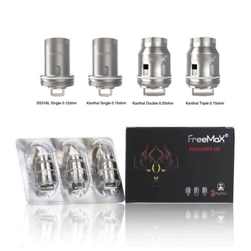 FreeMax Mesh Pro Coils - SS316L Single Mesh  0.12ohm