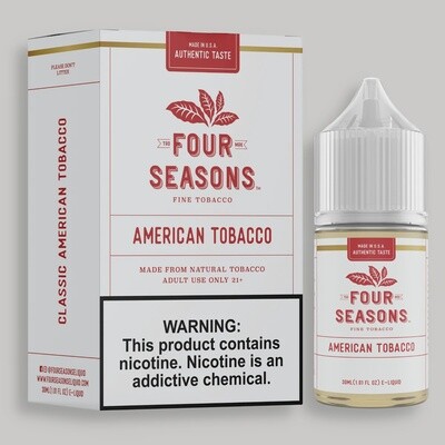 Four Seasons 30mL - American Tobacco 12mg