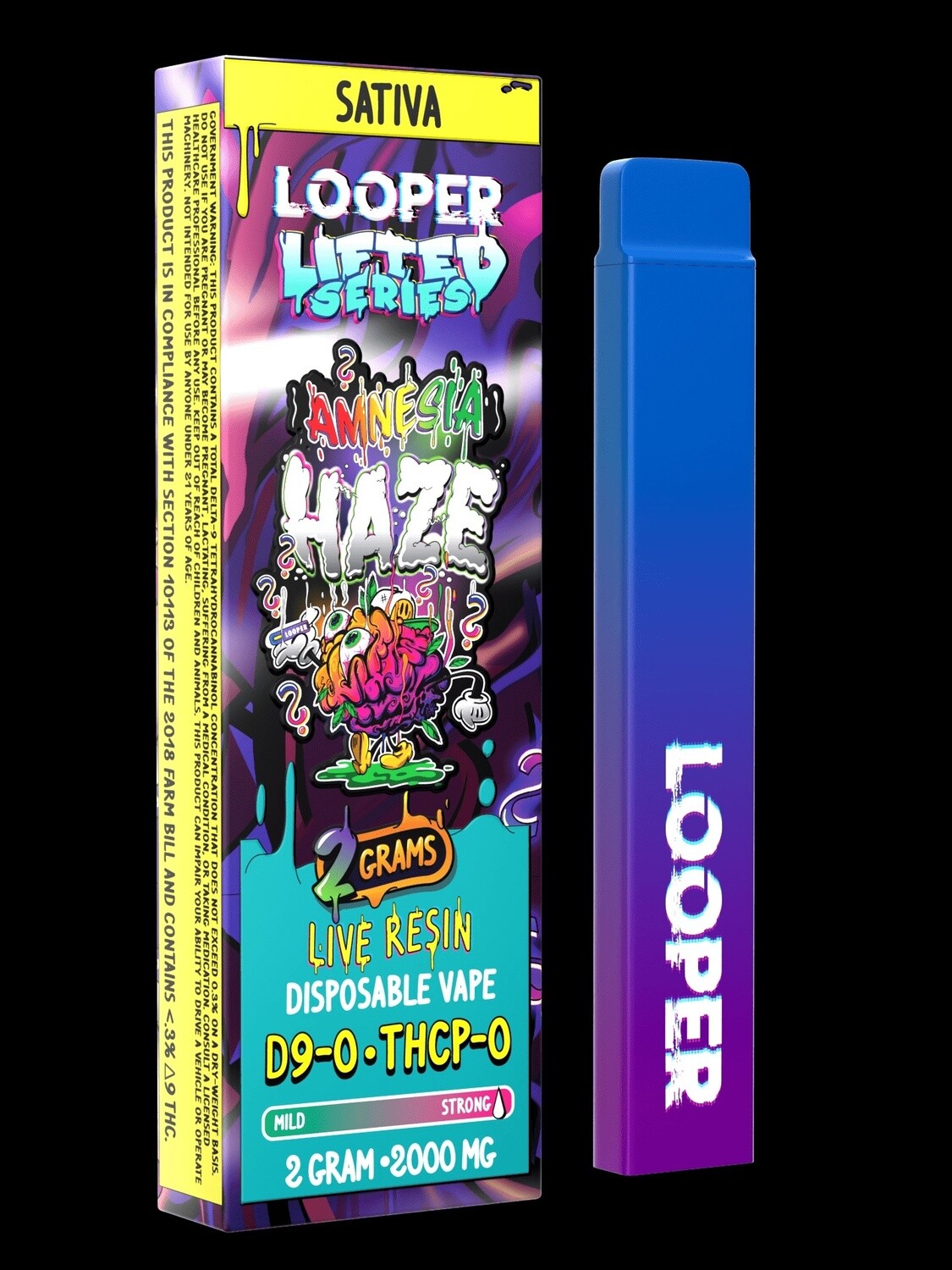 Looper Lifted Series Live Resin 2 Gram Disposables
