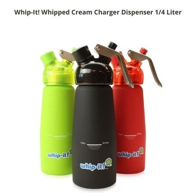 Whip It Pro Dispenser Rubber Body .25L - Asst. Colors