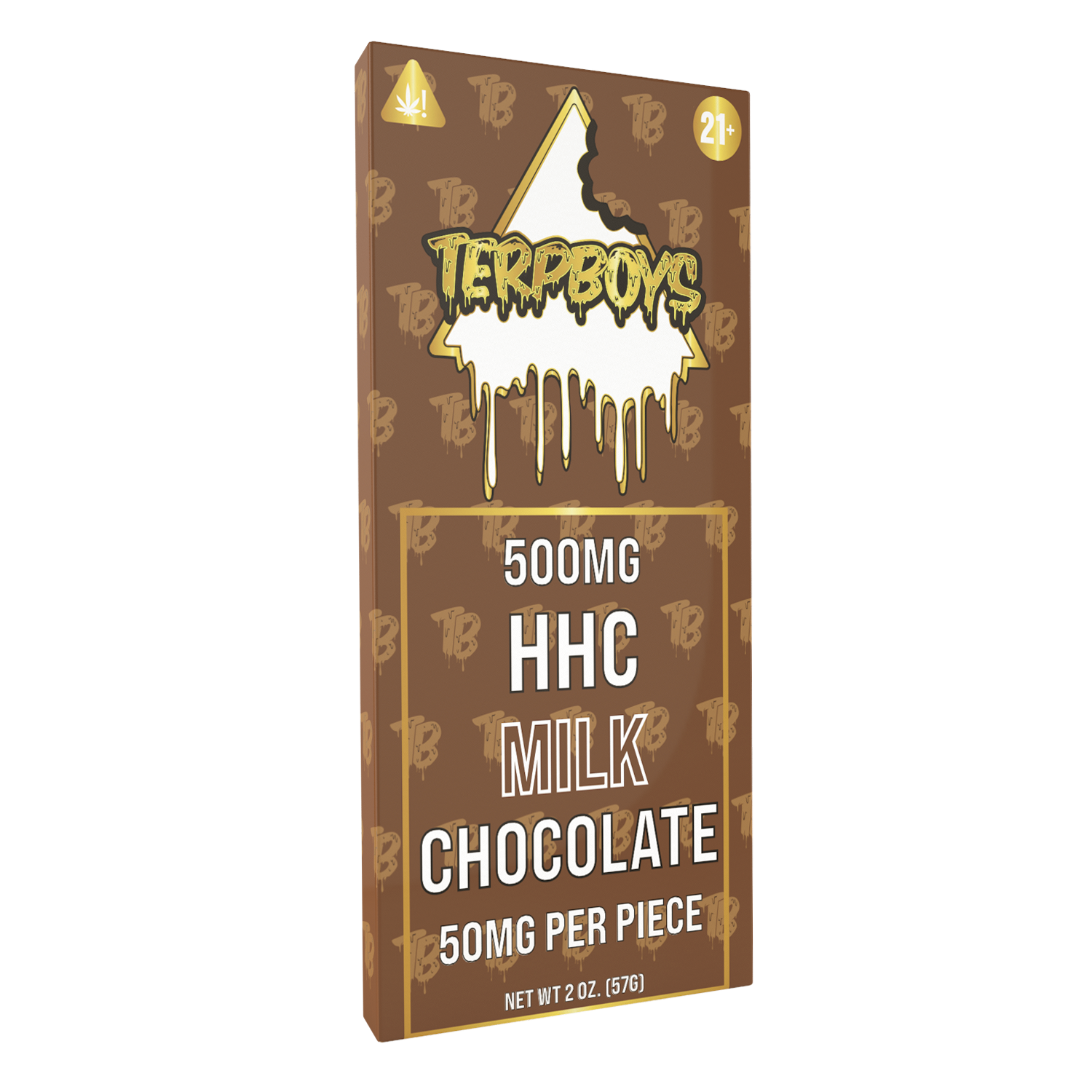 Terpboys HHC Milk Chocolate Bars - 500mg