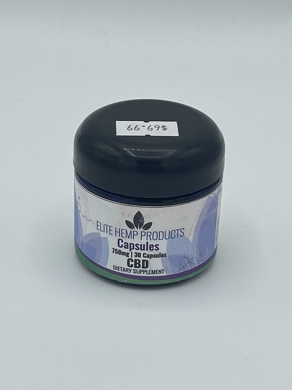 Elite hemp cbd capsules 30 ct