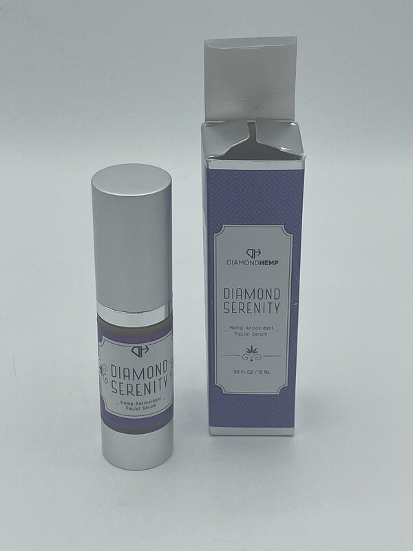 Diamond hemp diamond serenity facial serum