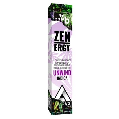 Urb Zenergy D8:10 THC-V | Disposable | Unwind Indica
