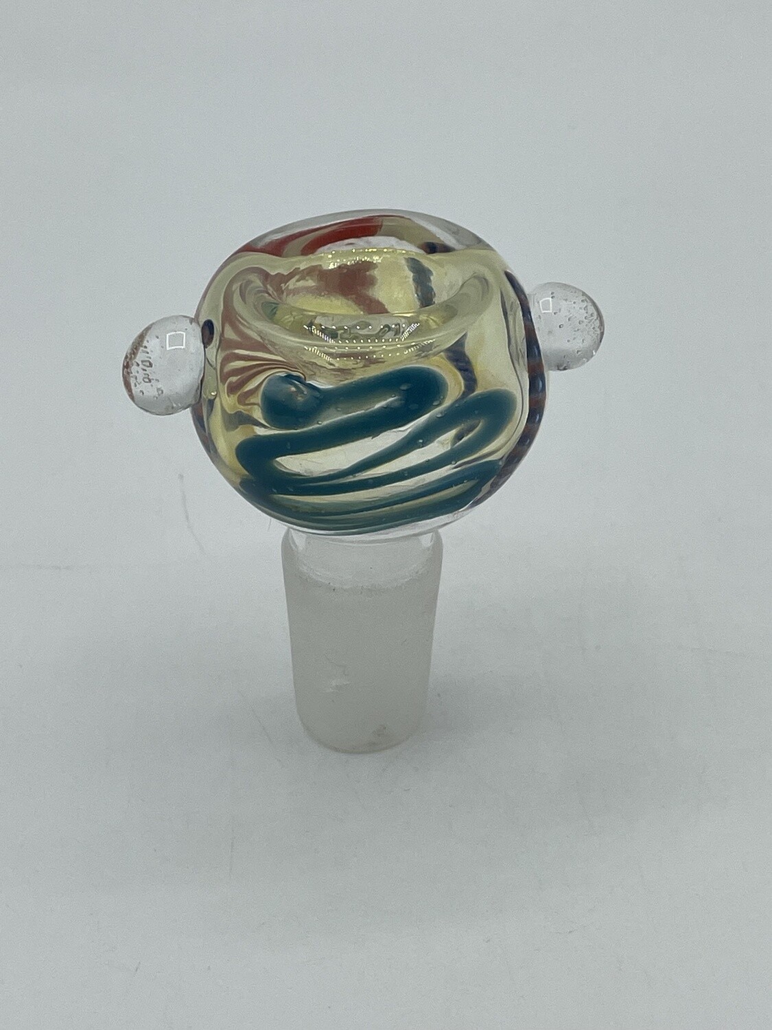 Swirl Bowl | 18mm | Male | Assorted Colors