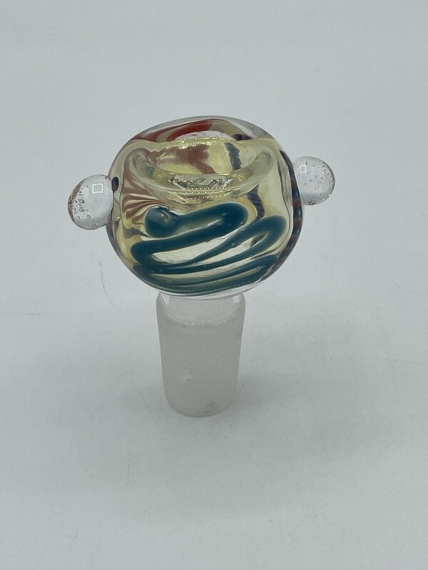 Swirl Glass Bowl Assorted Colors