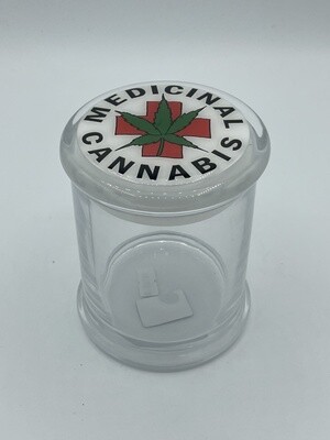 Jumbo Style Clear Jar With Assorted Design | Medical