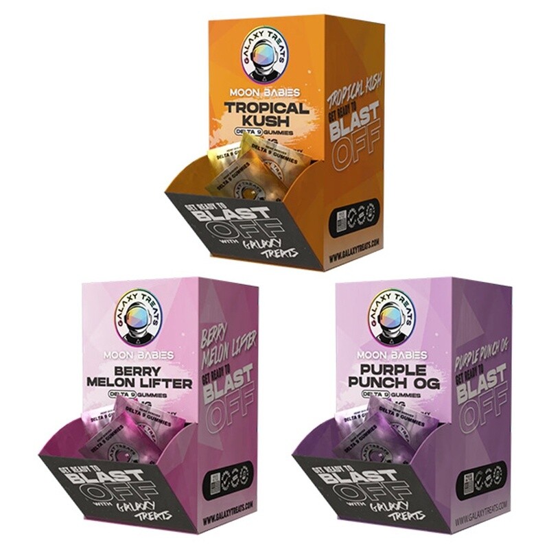 Galaxy Treats Moon Babies 250mg 2pk Delta 8 Gummies