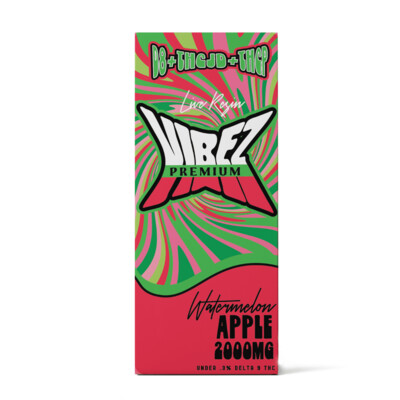 Premium Vibez THC-JD Blend 1g Disposable 2pk