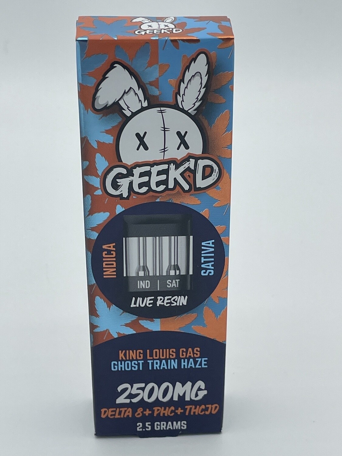 Geek'd D8-PHC-THCJD 2500mg Disposable