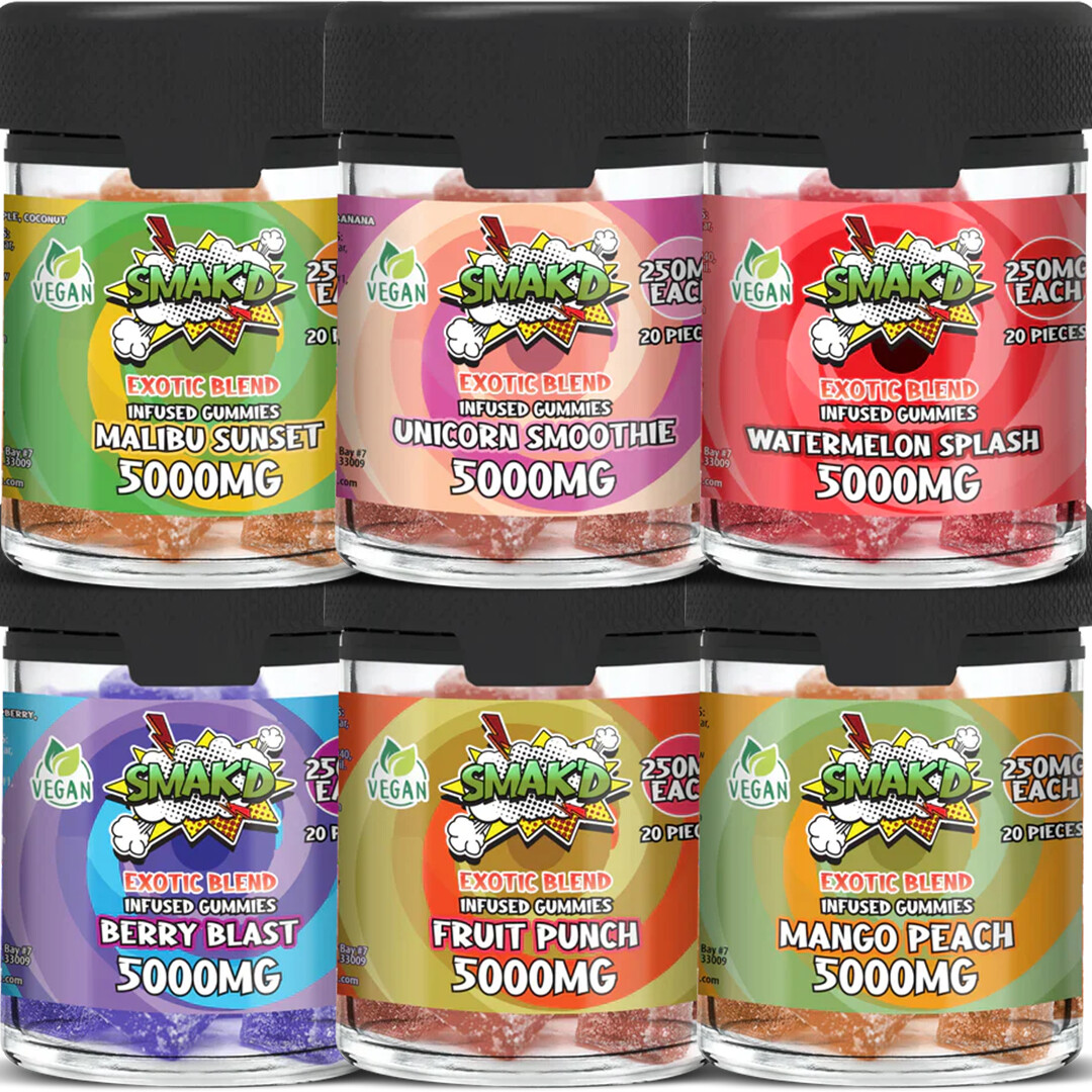 SMAK'D Exotic Blend Gummies
