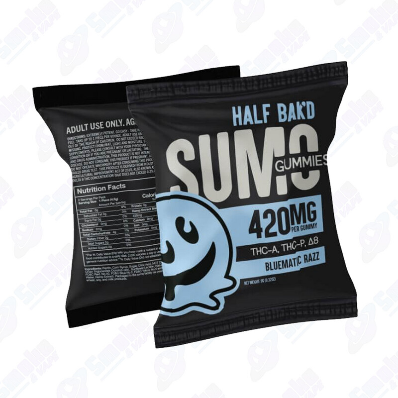 Half Bak'd Sumo Blend THCA-THCP-D9 Gummies