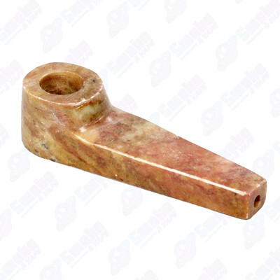Marble-Colored Stone 3.5in Hand Pipe