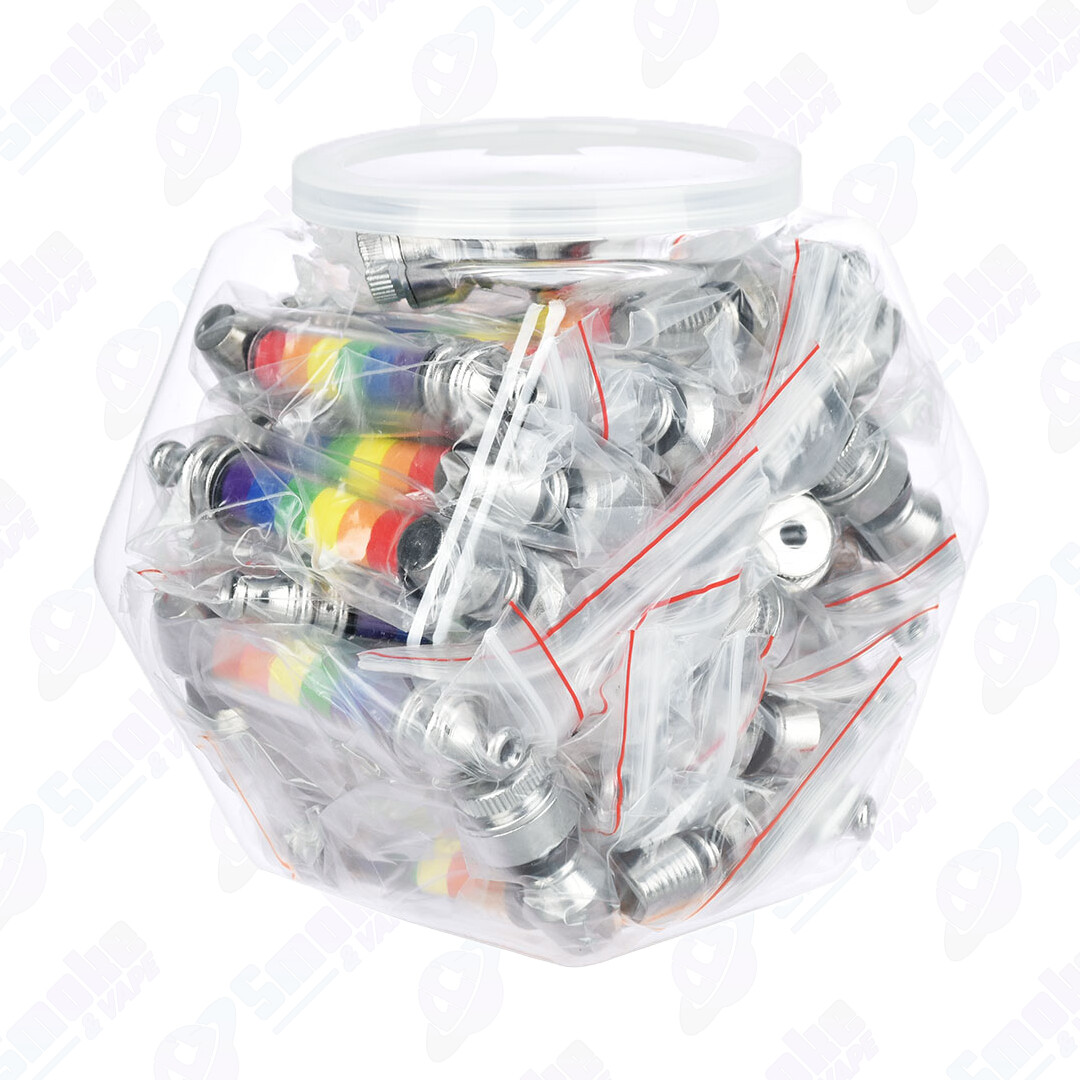 Rainbow Stripe 3" Aluminum Hand Pipe
