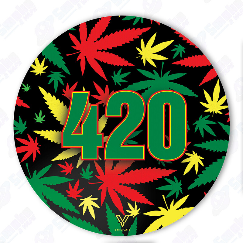 Slikks Dab Mat, Size: Small, Design: 420 Rasta