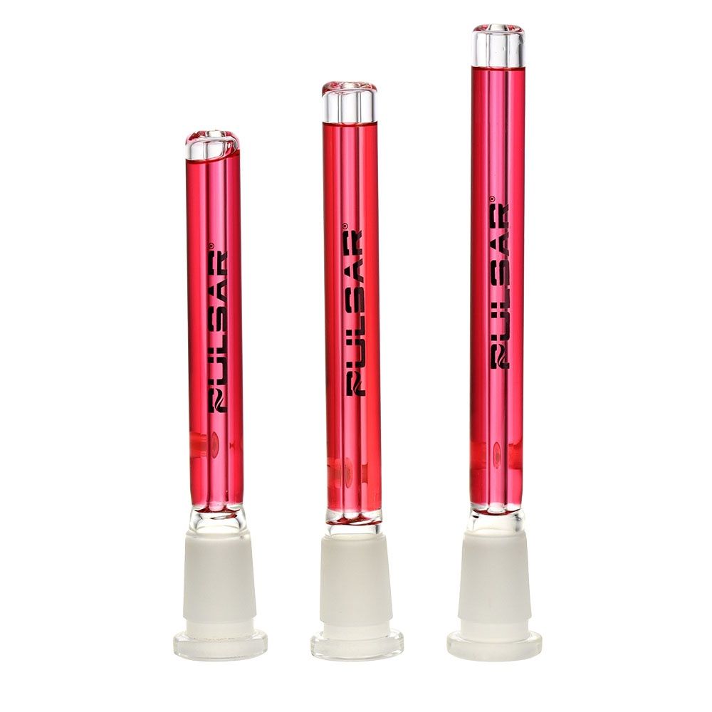 Pulsar Glycerin Glass Downstem | 19mm to 14mm | Assorted Sizes & Colors