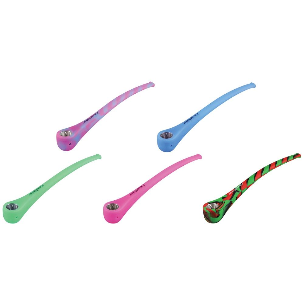 PieceMaker Konjurer Silicone Pipe | 12" | Colors Vary
