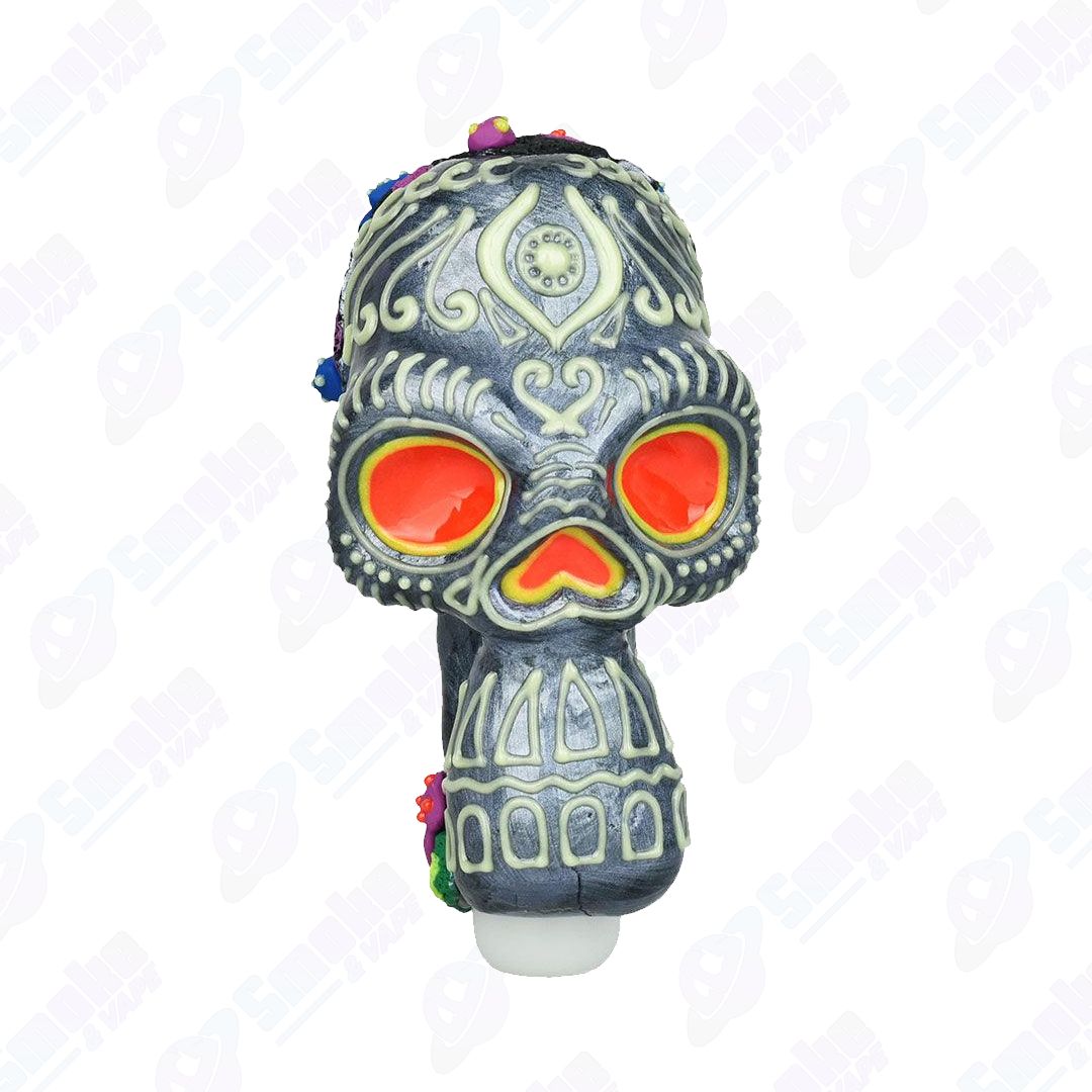 Pulsar Voodoo Skull Spoon Pipe - 5.5”