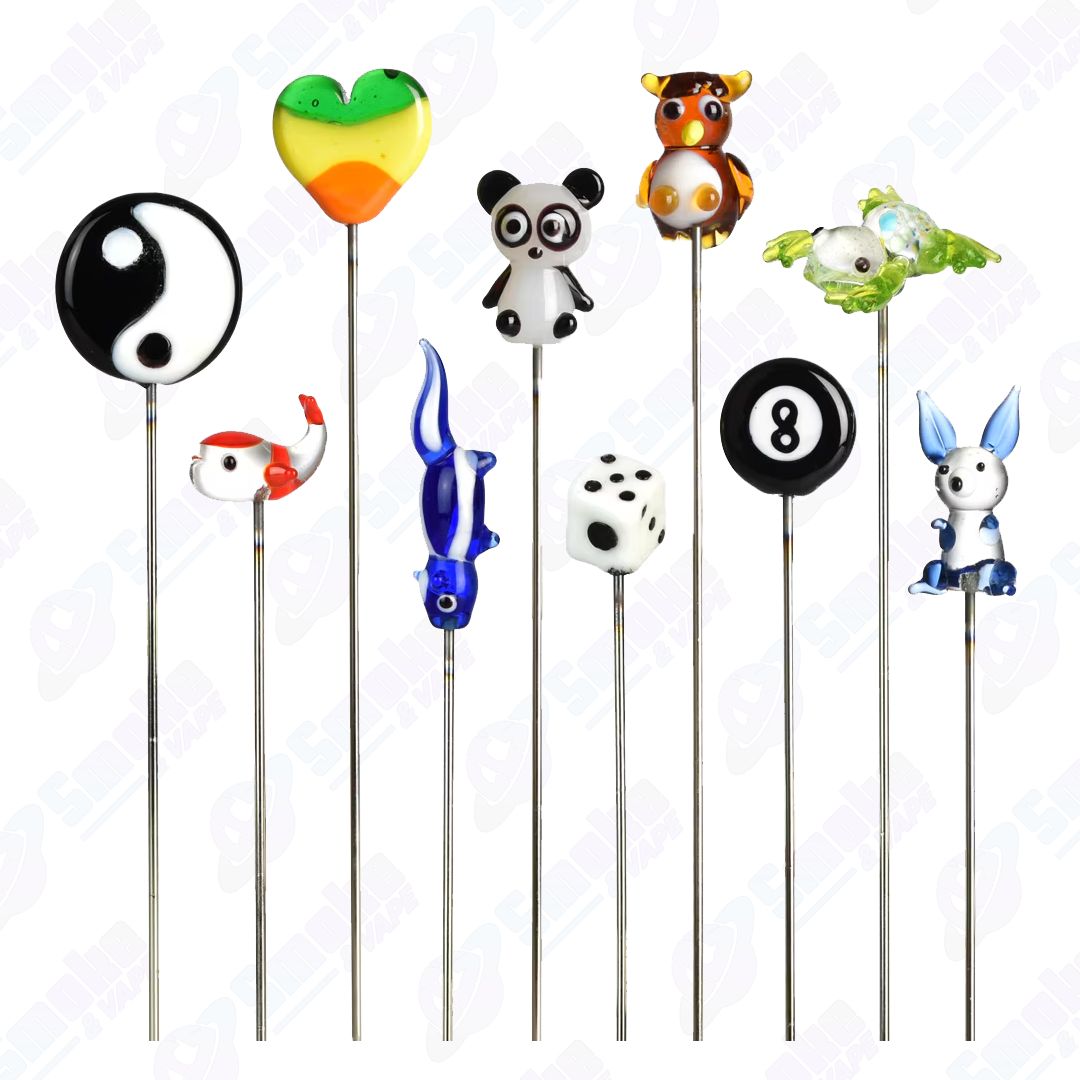 Glass Hairpins/Pokers 5“ - Assorted Designs