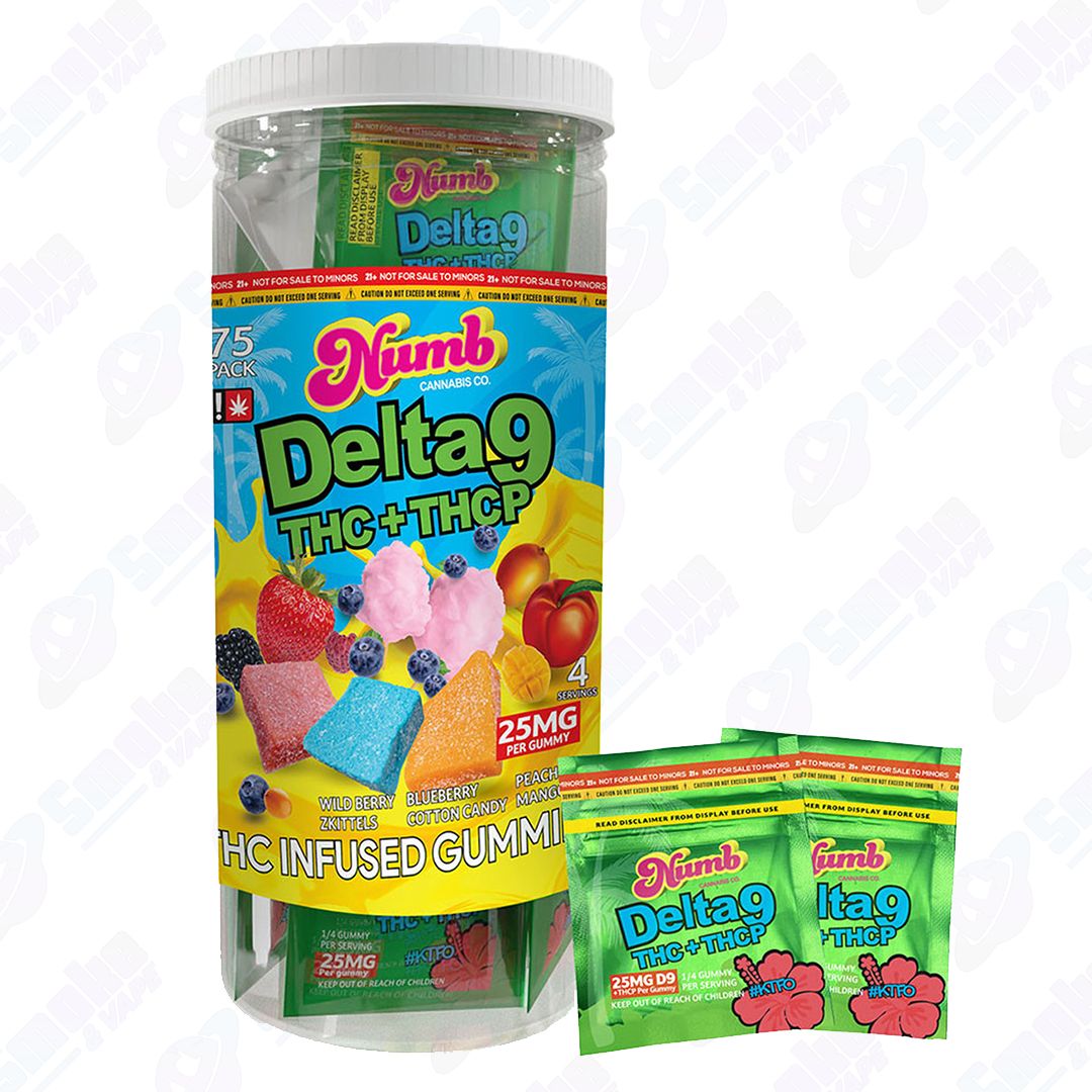 NUMB D9+THCP 25mg Gummy (Single Pack)