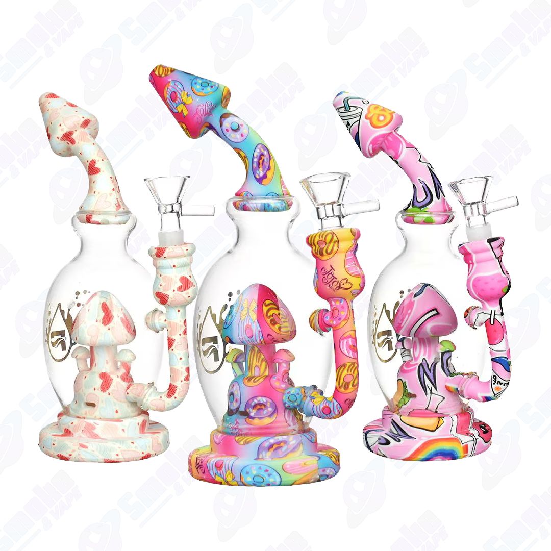 Pulsar Shroom Celebration 8" Waterpipe