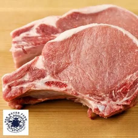 10 lbs Bone less Pork chops  Pickup March 27th & 28th