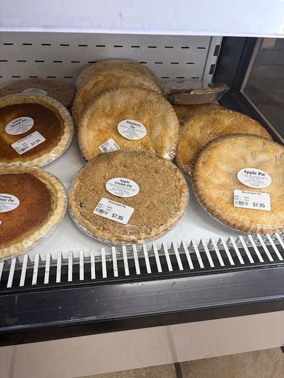 Choice of 2  Homemade pie  Pickup March 27th & 28th