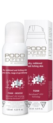 Podoexpert by Allpremed® dry, reddened and itching skin foam 125ml Podoexpert by Allpremed® dry, reddened and itching skin foam 125ml