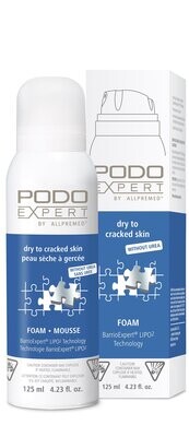 Podoexpert by Allpremed® dry to cracked skin foam without urea 125ml Podoexpert by Allpremed® dry to cracked skin foam without urea 125ml