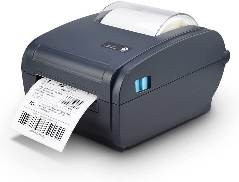 NOGTEK NT-R9210DT USB+BT BARCODE THERMAL LABEL PRINTER 4INCH, SUITABLE TO USE FOR GROCERY, RETAIL STORE, FBA, SHIPPING, DELIVERY, COURIER COMPANY, ...