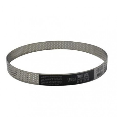 Cercle à tarte perforé 2cm
