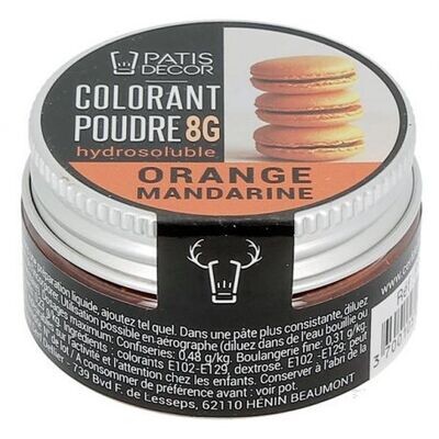 Colorant orange mandarine