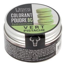 Colorant vert pistache