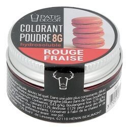 Colorant rouge fraise