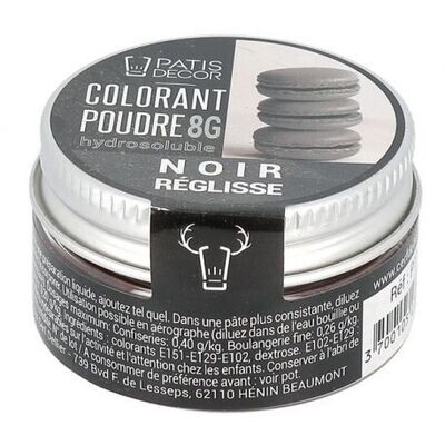 Colorant noir réglisse