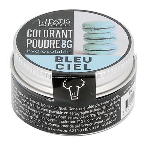 Colorant bleu ciel